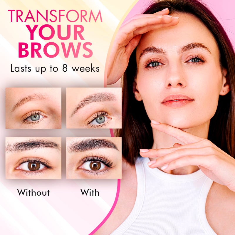 BLOOMORA Eyebrow Lamination Kit, At Home Eye Brow Lamination Kit - Instructions, Brow Lift for Beginner/Professional, Lasts 6-8 Weeks, 15 Applications, Safe & Effective - Image 3